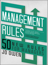 Cover image for Management Rules